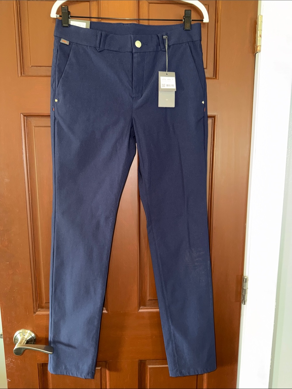 KJUS Woman’s Performance Navy Straight-Leg Pants - Classic Solid Color